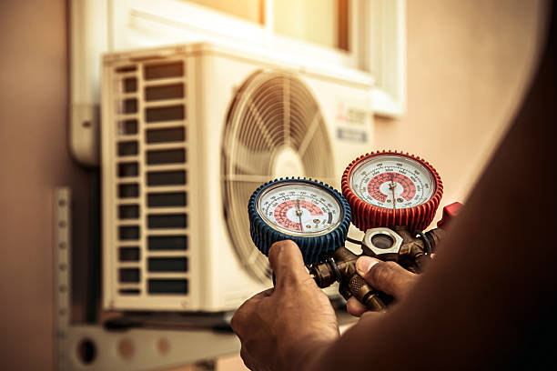 Professional Hvac Installation technician working in Franklinville, NC